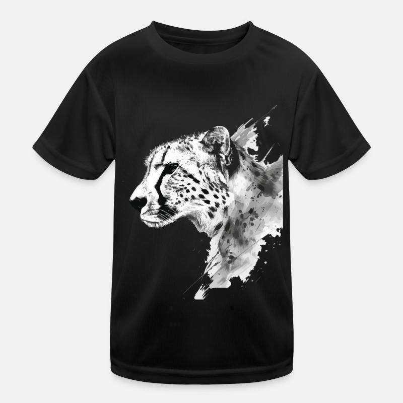 Gepard Kinder Funktions-T-Shirt