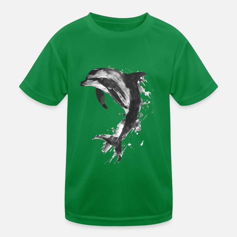 Delphin Kinder Funktions-T-Shirt