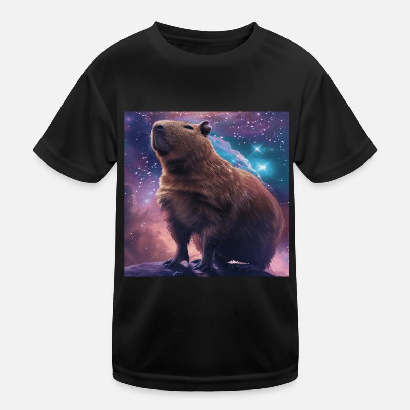 Wasserschwein Kinder Funktions-T-Shirt