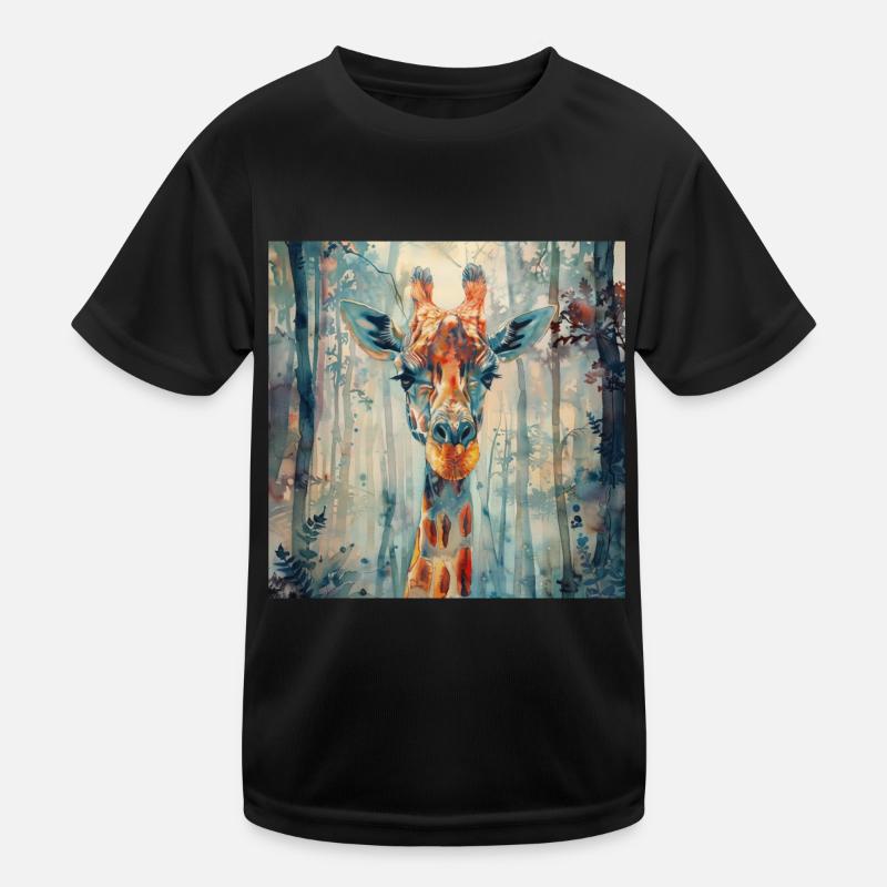 Girafe T-shirt sport Enfant