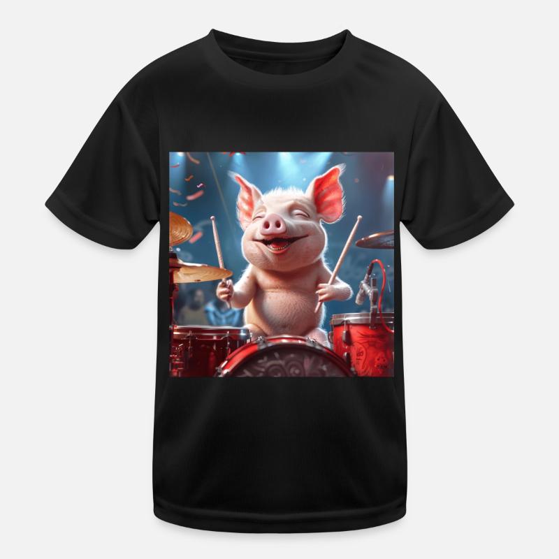 Cochon T-shirt sport Enfant