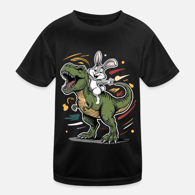 Kaninchen Kinder Funktions-T-Shirt