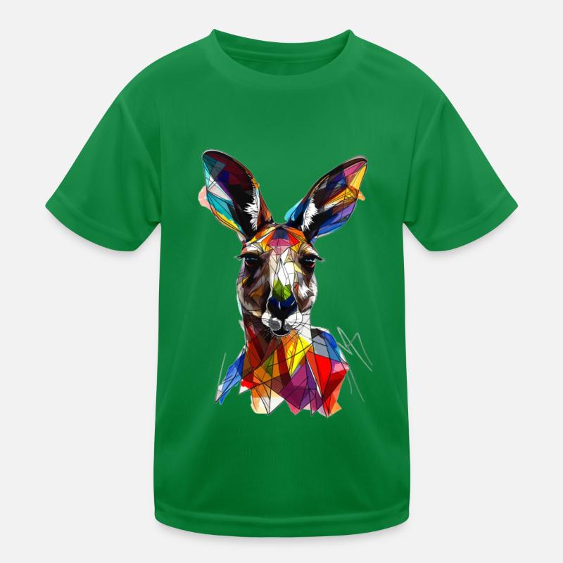 Känguru Kinder Funktions-T-Shirt