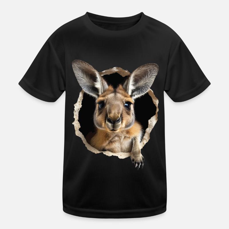 Känguru Kinder Funktions-T-Shirt