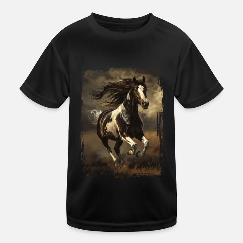 Cheval peint T-shirt sport Enfant