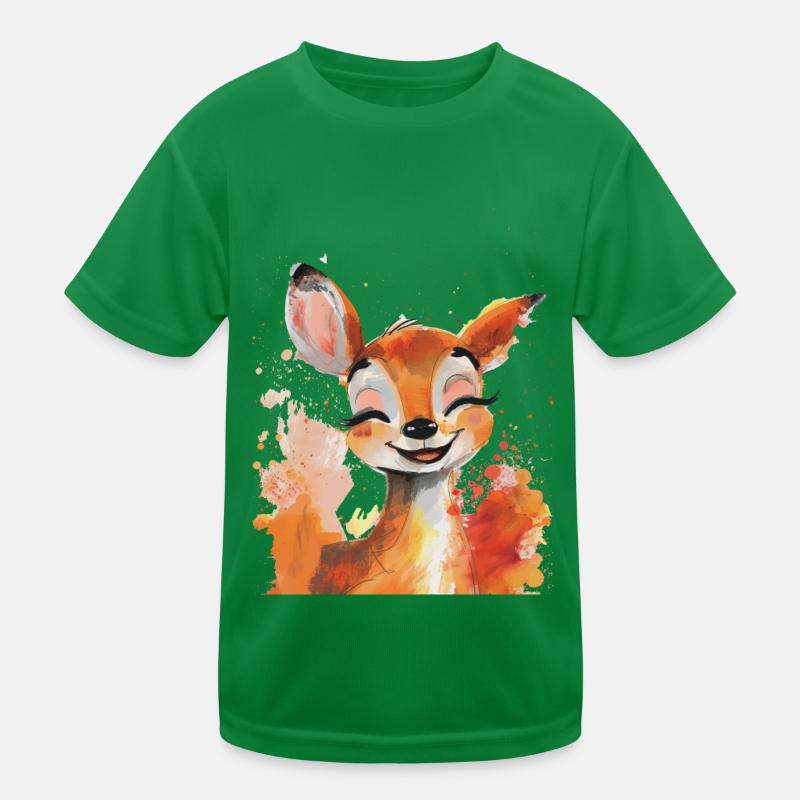 Chevreuil T-shirt sport Enfant