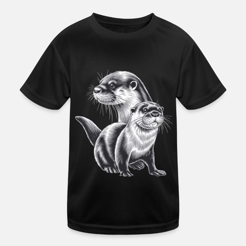 Otter Kinder Funktions-T-Shirt