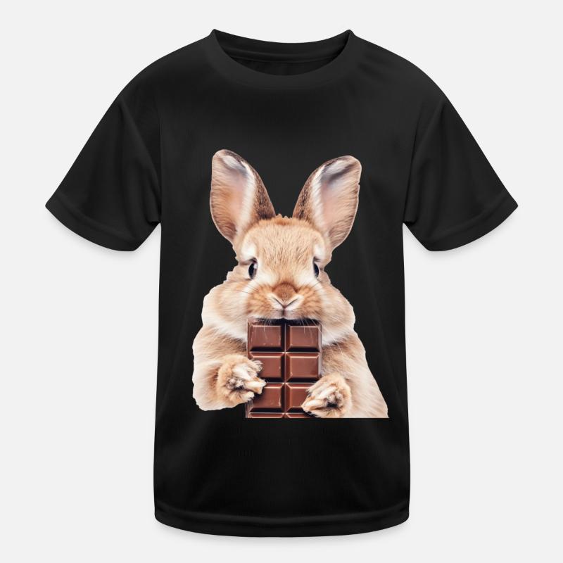 Kaninchen Kinder Funktions-T-Shirt