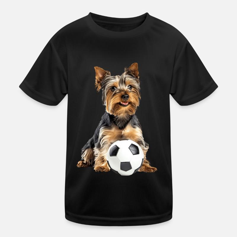 Yorkshire Terrier Kinder Funktions-T-Shirt