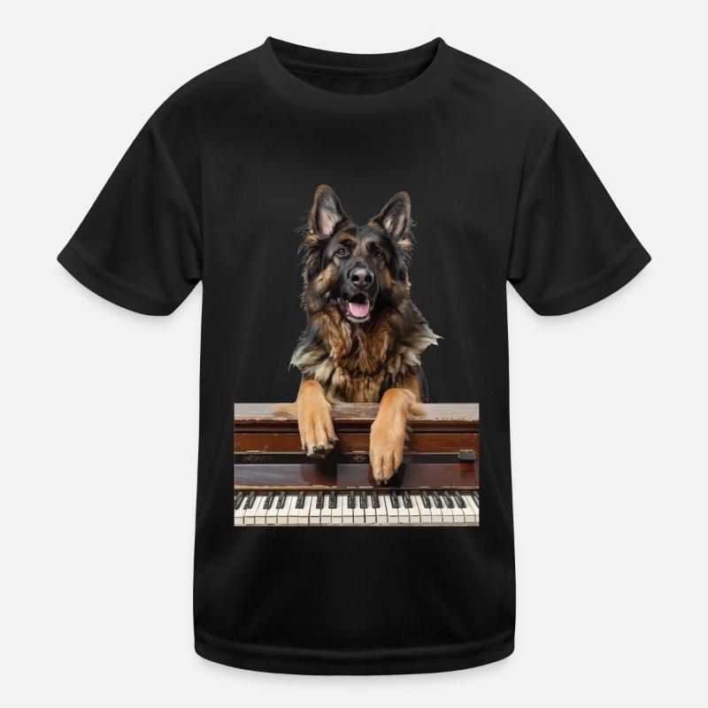 Deutscher Schäferhund Kinder Funktions-T-Shirt