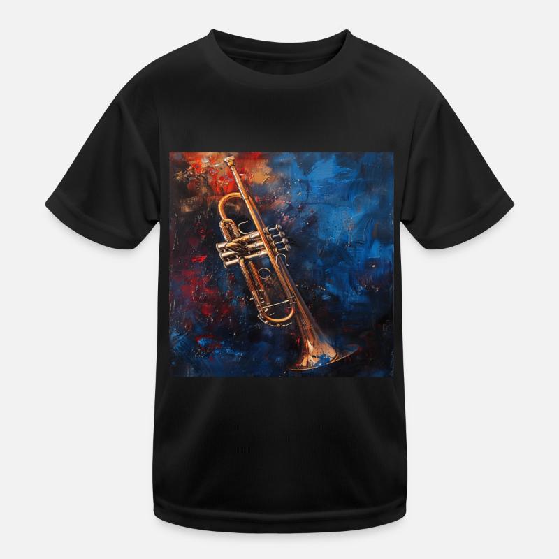 Trompete Kinder Funktions-T-Shirt