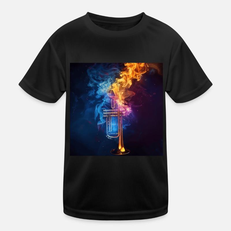 Trompete Kinder Funktions-T-Shirt