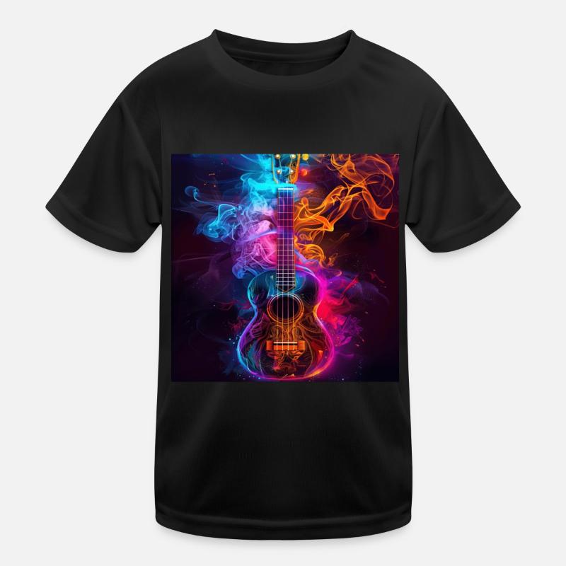 Ukulele Kinder Funktions-T-Shirt