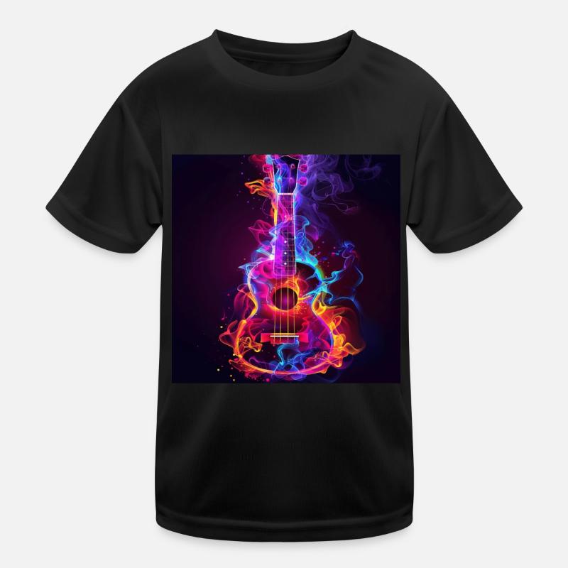 Ukulele Kinder Funktions-T-Shirt