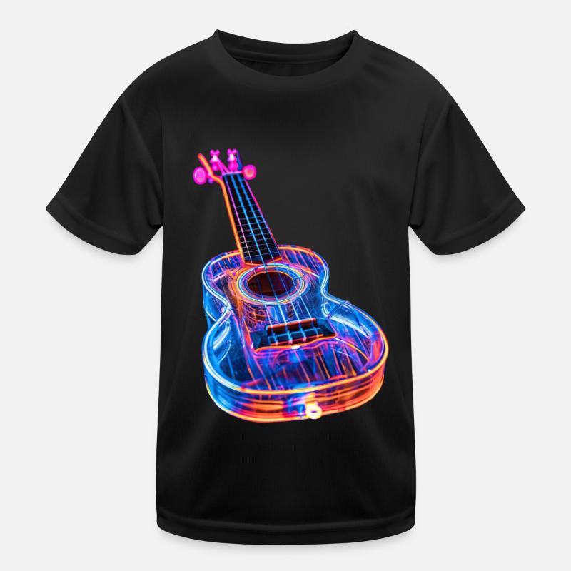 Ukulele Kinder Funktions-T-Shirt