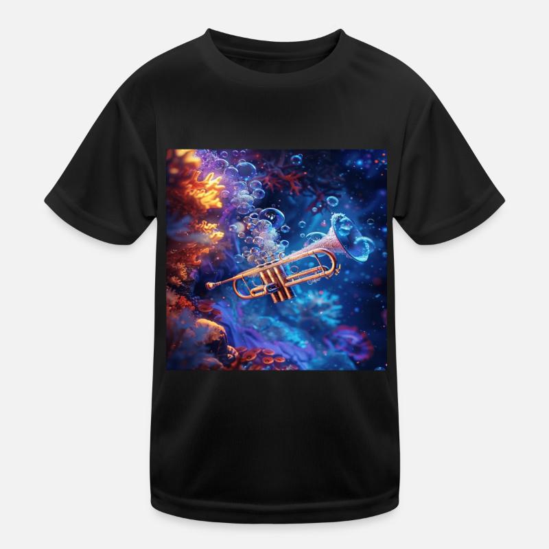 Trompete Kinder Funktions-T-Shirt