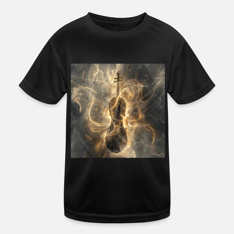 Violine Kinder Funktions-T-Shirt