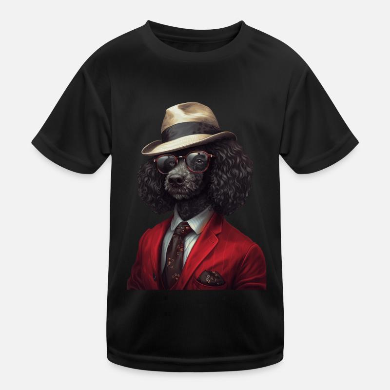 Pudel Kinder Funktions-T-Shirt