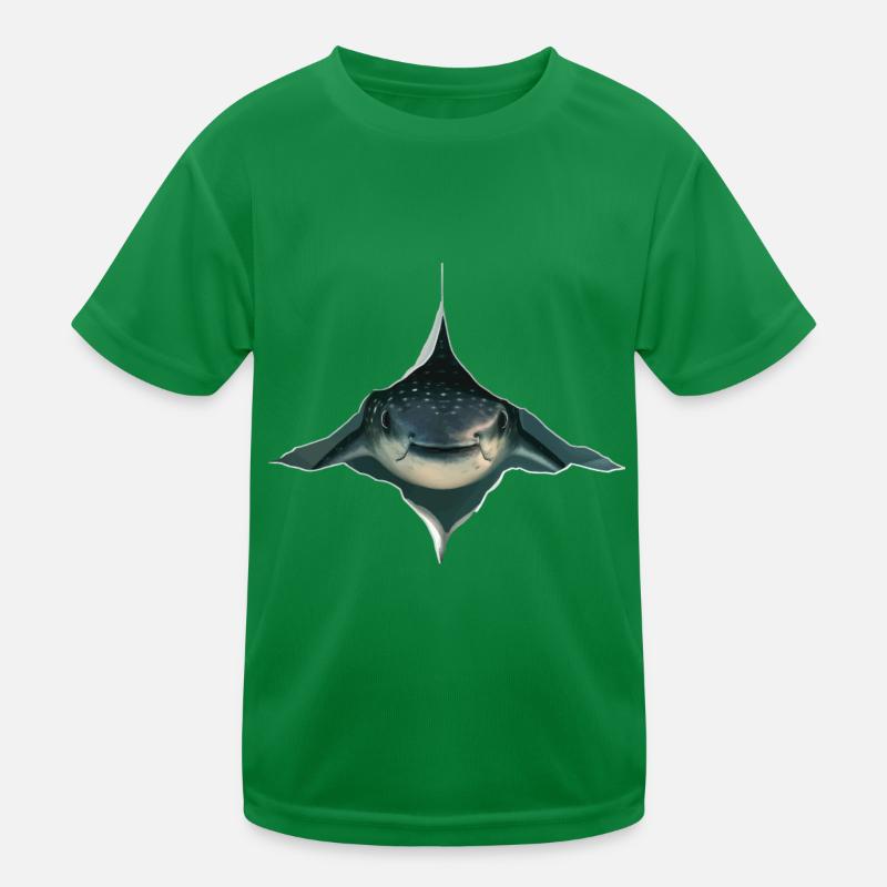 Stachelrochen Kinder Funktions-T-Shirt