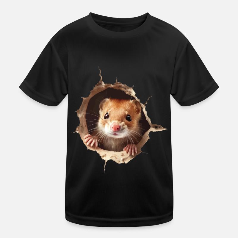 Wiesel Kinder Funktions-T-Shirt