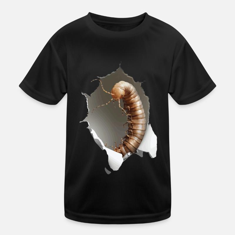 Wurm Kinder Funktions-T-Shirt