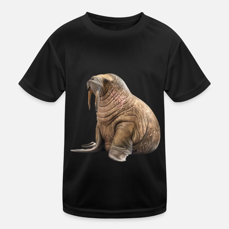 Walross Kinder Funktions-T-Shirt