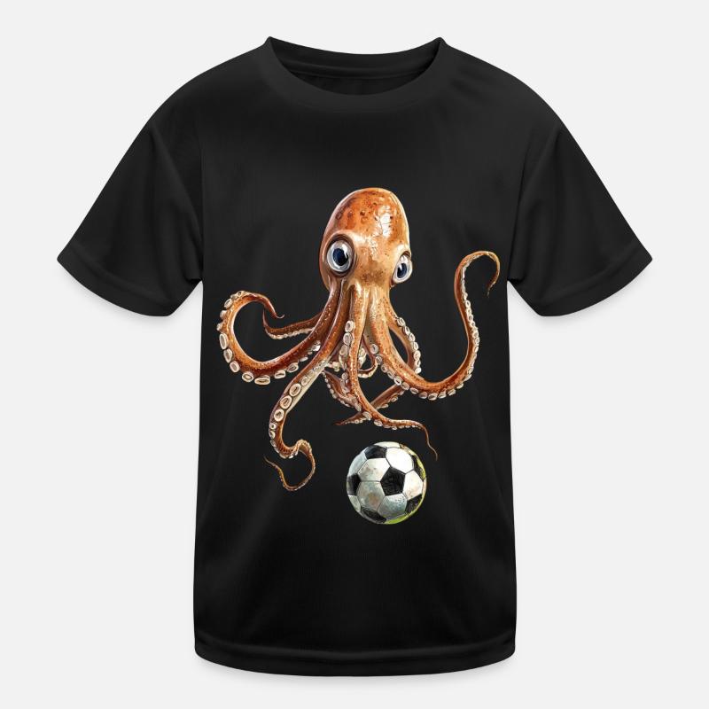 Tintenfisch Kinder Funktions-T-Shirt