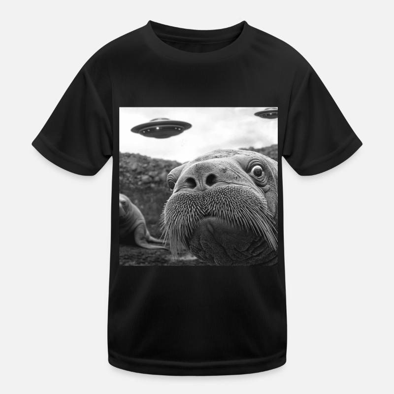 Walross Kinder Funktions-T-Shirt