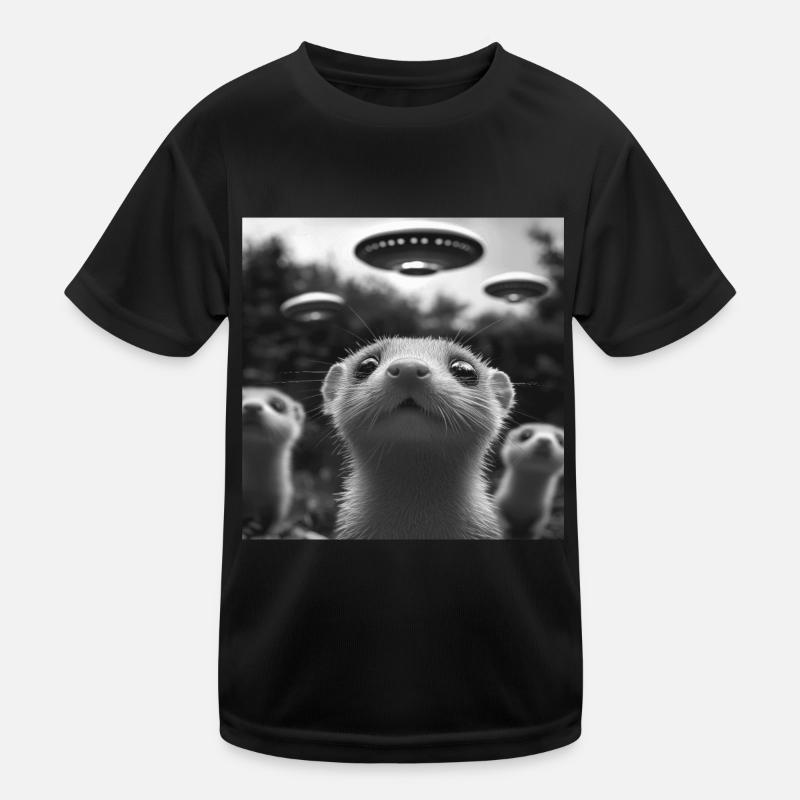 Wiesel Kinder Funktions-T-Shirt