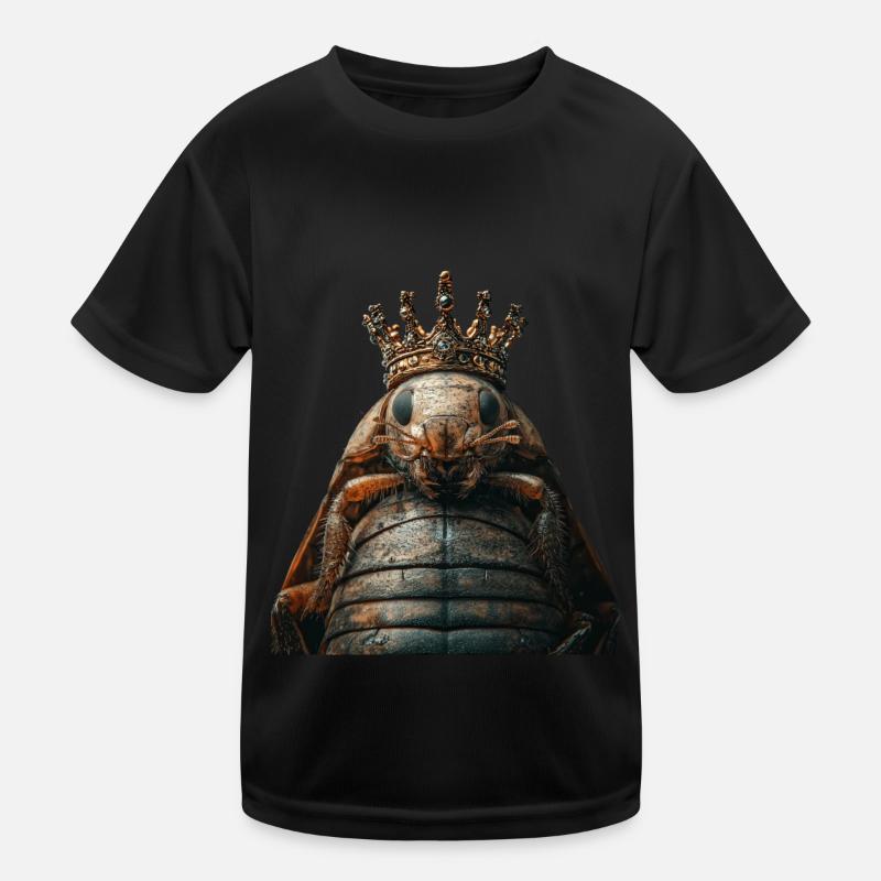 Assel - Kinder Funktions-T-Shirt - Schwarz
