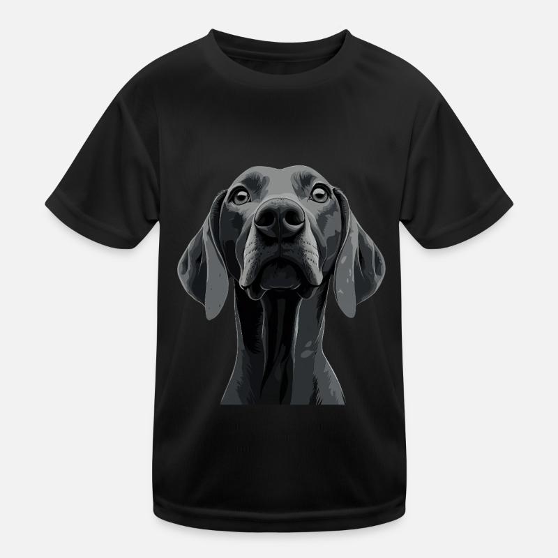 Weimaraner Kinder Funktions-T-Shirt