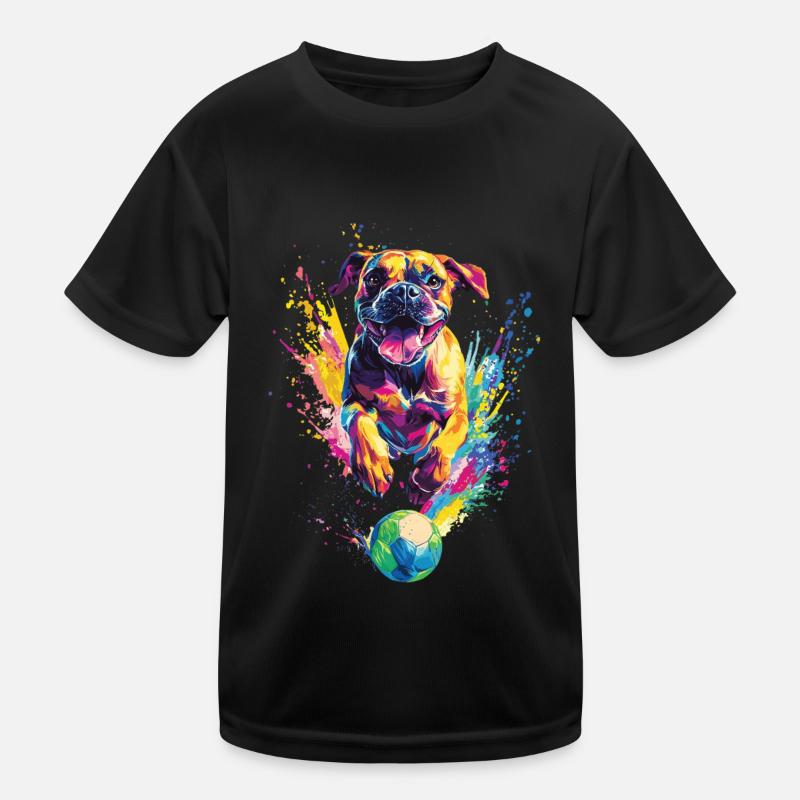 Boxer Kinder Funktions-T-Shirt