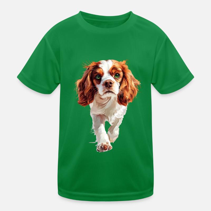 Cavalier King Charles Kinder Funktions-T-Shirt