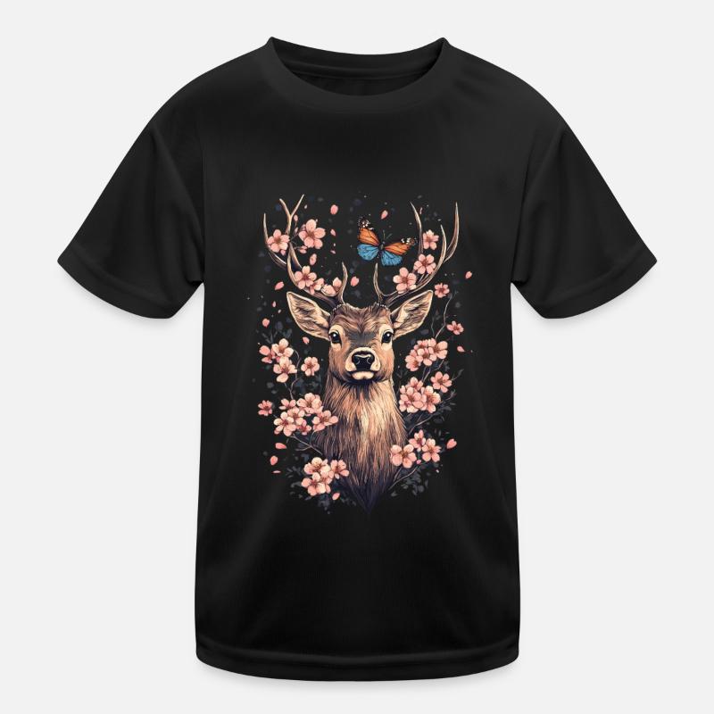 Reh Kinder Funktions-T-Shirt