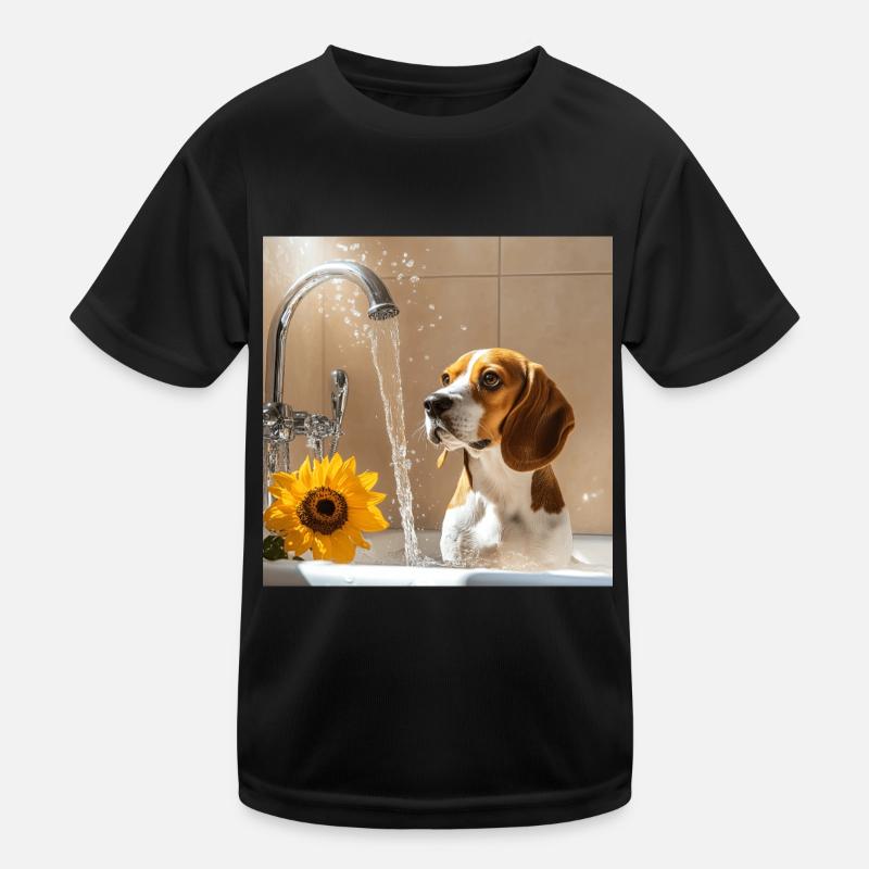 Beagle Kinder Funktions-T-Shirt
