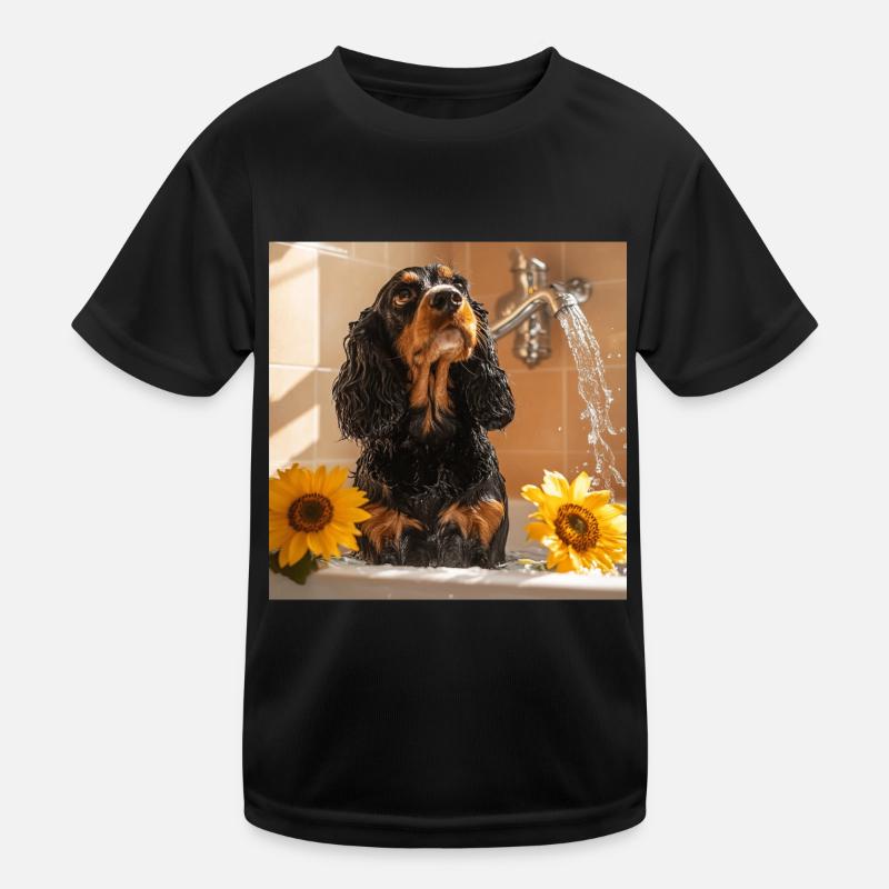 Cocker Spaniel Kinder Funktions-T-Shirt