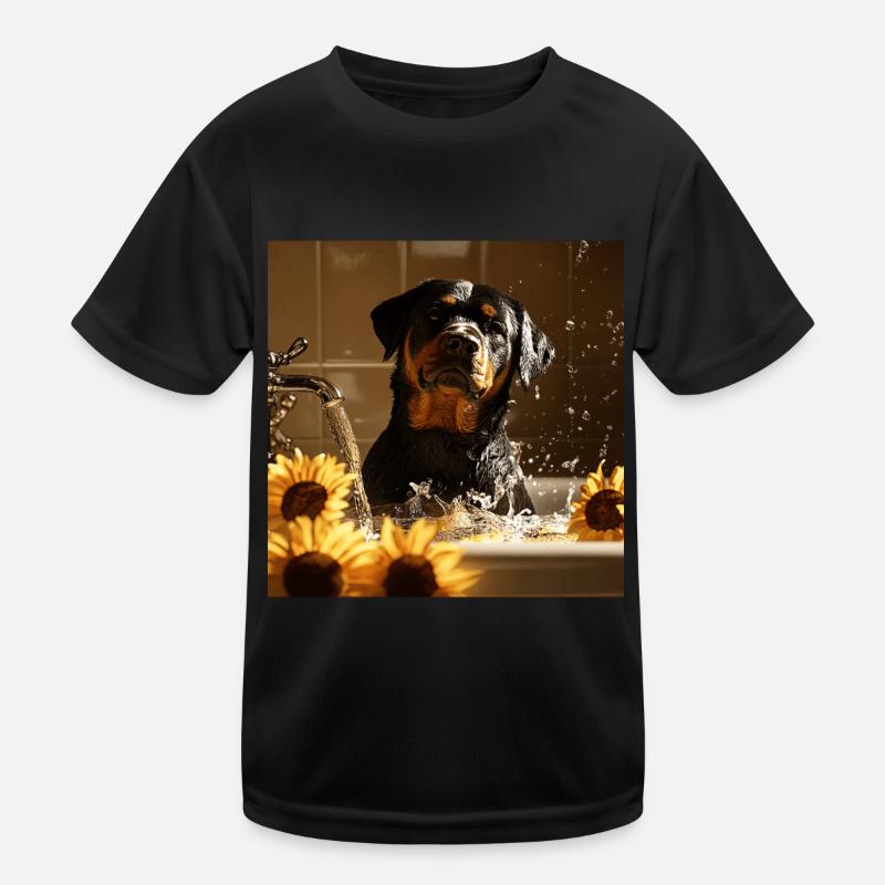 Rottweiler Kinder Funktions-T-Shirt