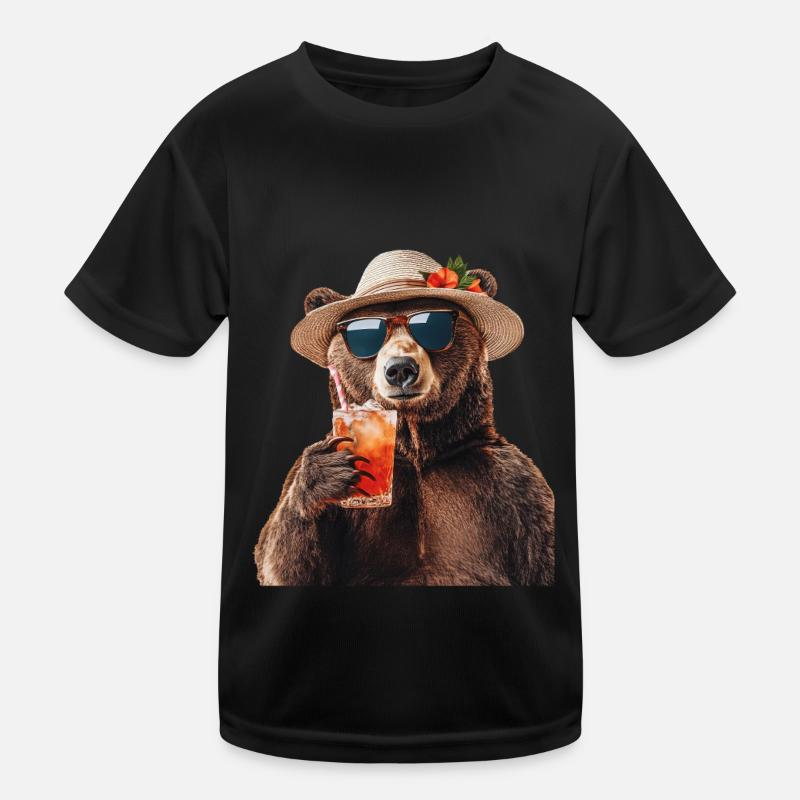 Tragen Kinder Funktions-T-Shirt