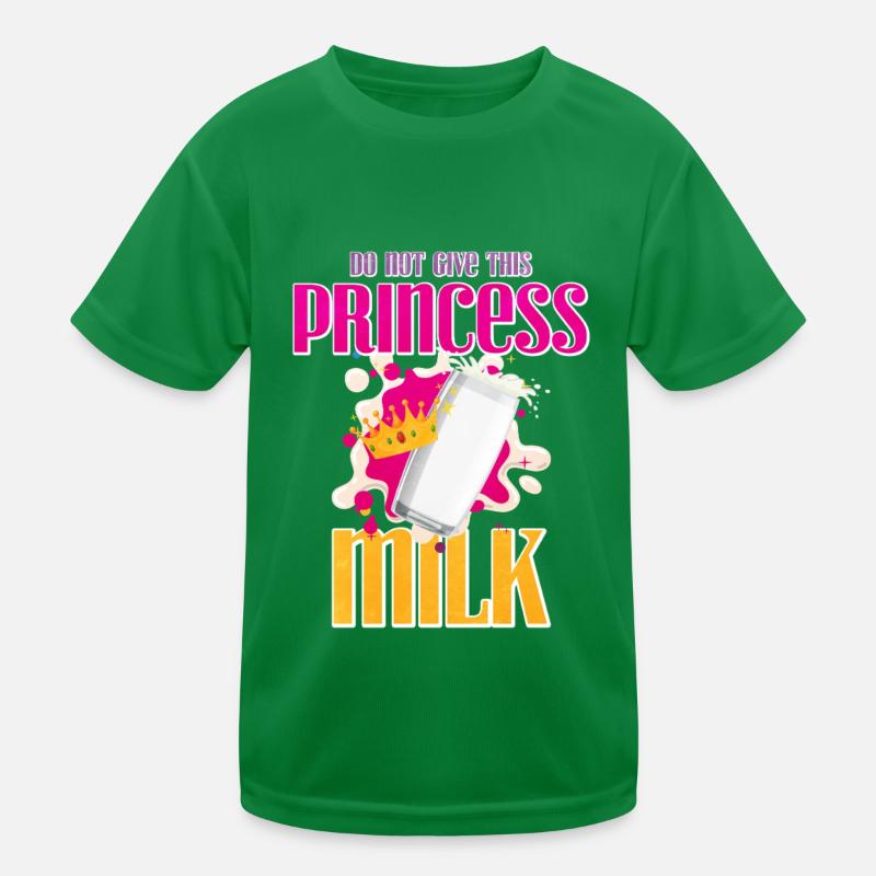 Milch Kinder Funktions-T-Shirt