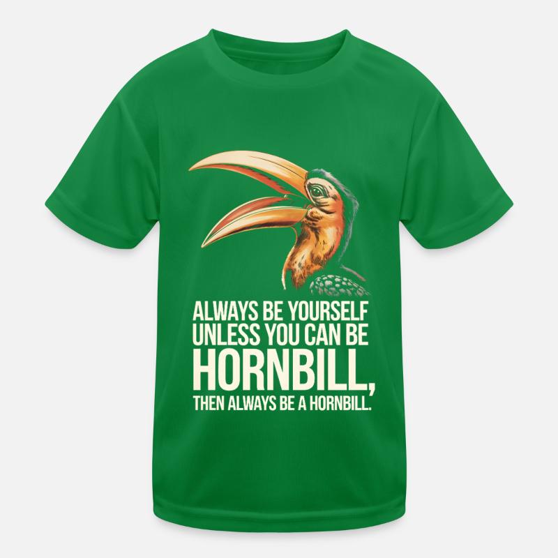 Nashornvogel Kinder Funktions-T-Shirt