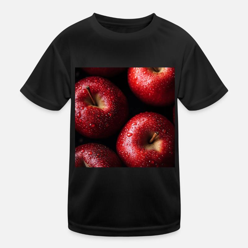 Äpfel Kinder Funktions-T-Shirt