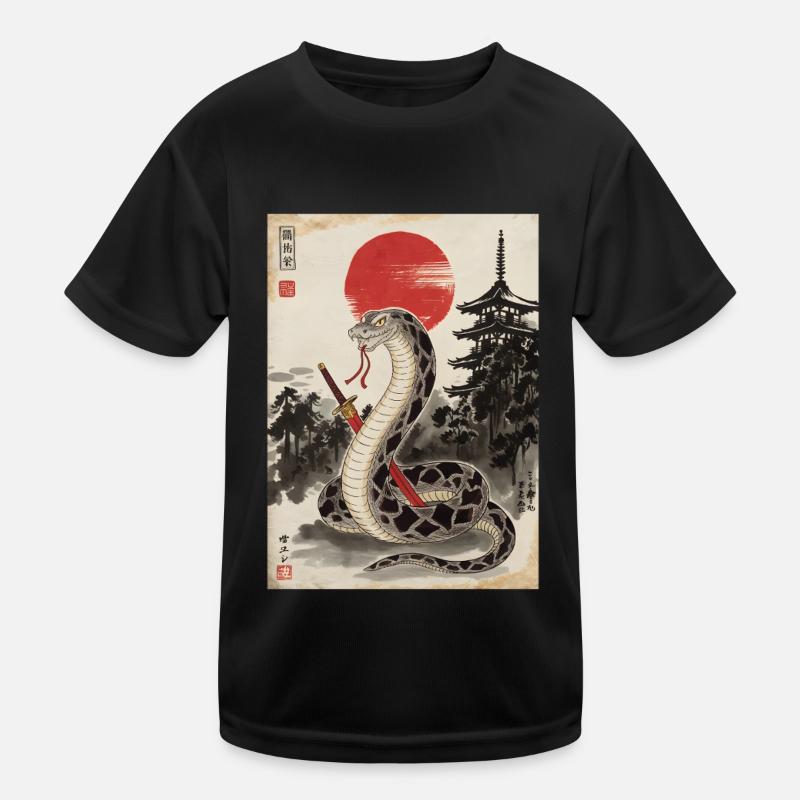 Samurai Kinder Funktions-T-Shirt