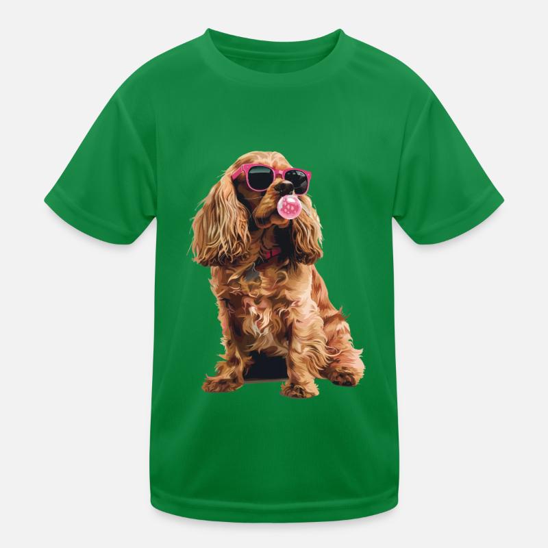 Cocker Spaniel Kinder Funktions-T-Shirt