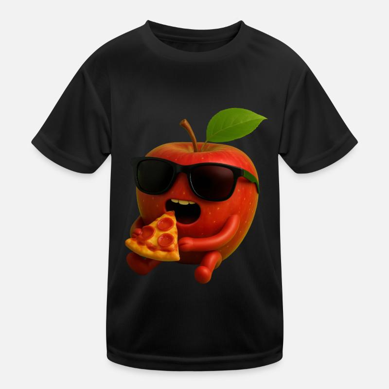 Apfel Kinder Funktions-T-Shirt