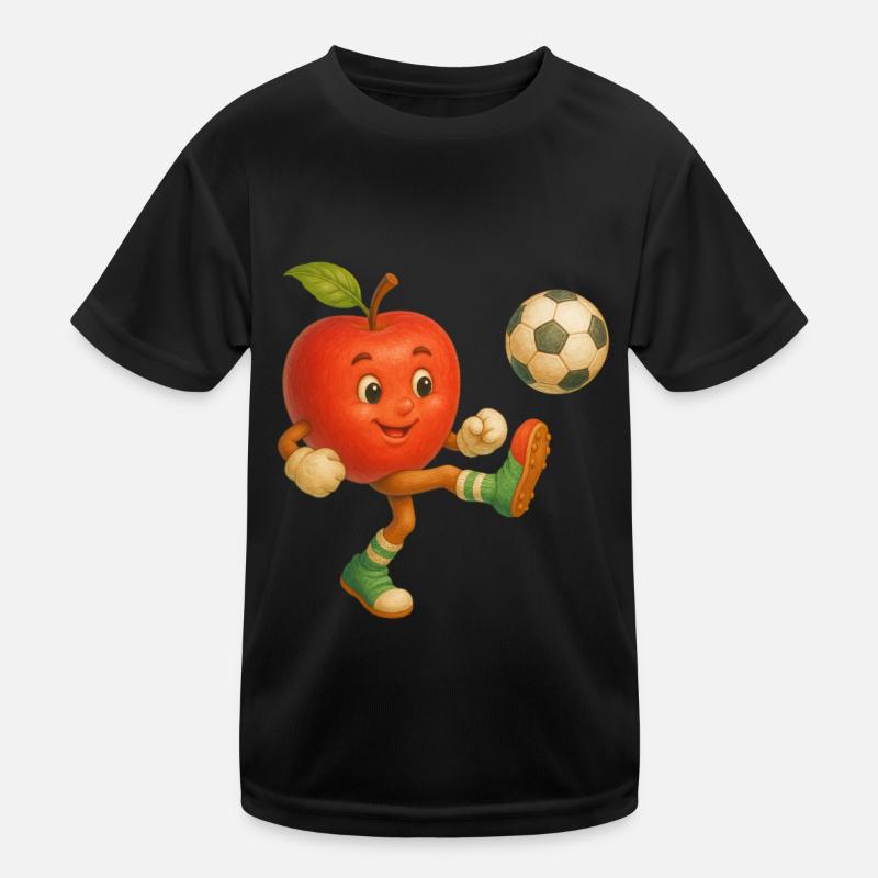 Apfel Kinder Funktions-T-Shirt