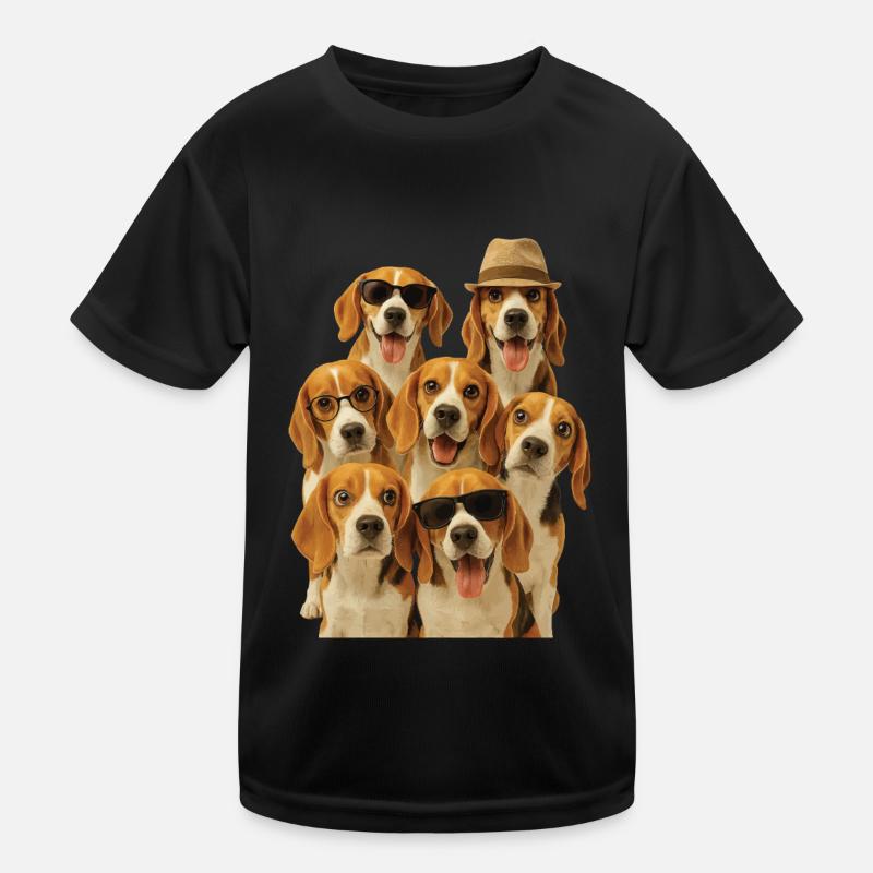 Beagle Kinder Funktions-T-Shirt