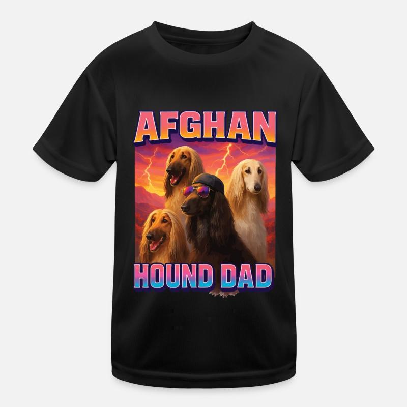 Afghanischer Windhund Kinder Funktions-T-Shirt