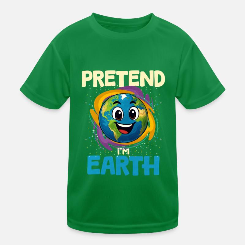 Erde Planet Kinder Funktions-T-Shirt