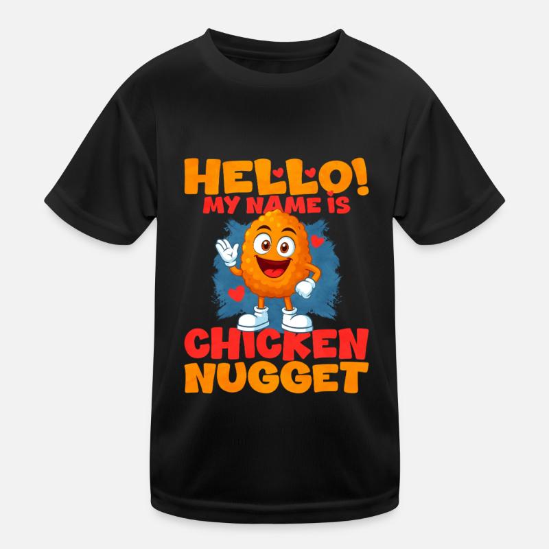 Chicken Nugget Kinder Funktions-T-Shirt