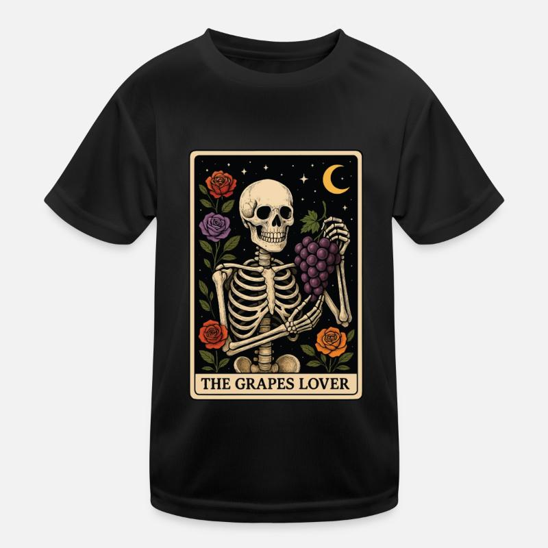 Grape Tarot Kids Functional T-Shirt